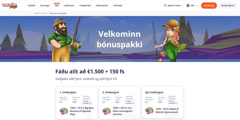 Vulkan Vegas Iceland Bonus